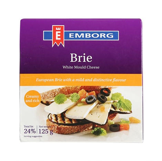 Picture of EMBORG DANISH BRIE CHEESE 125G